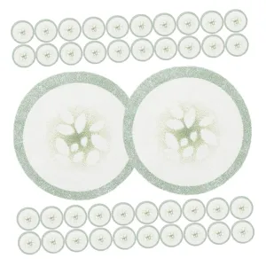 Gatuida 200pcs Cucumber Print Eye Masks Non Woven Eye Care for Dark Circles Puffiness and Skin Hydration