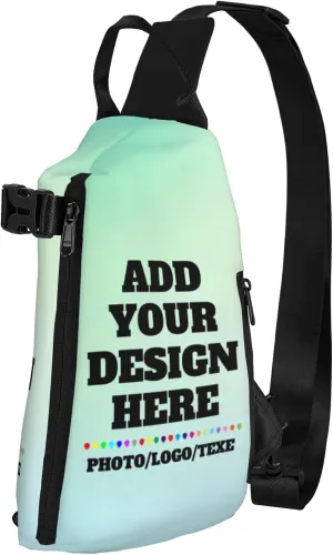 Generic Custom Sling Bag Personalized Shoulder Daypacks Crossbody Bags Leisure Sports Outdoor