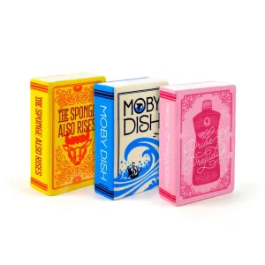 Genuine Fred Neat and Novel, Book Kitchen Sponges, Set of 3