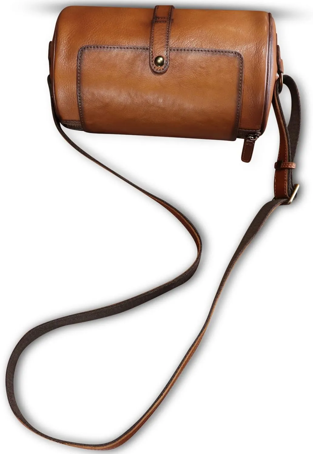 Genuine Leather Crossbody Bag Vintage Handmade Shoulder Purse Retro Satchel Travel Daypack Sling Bag