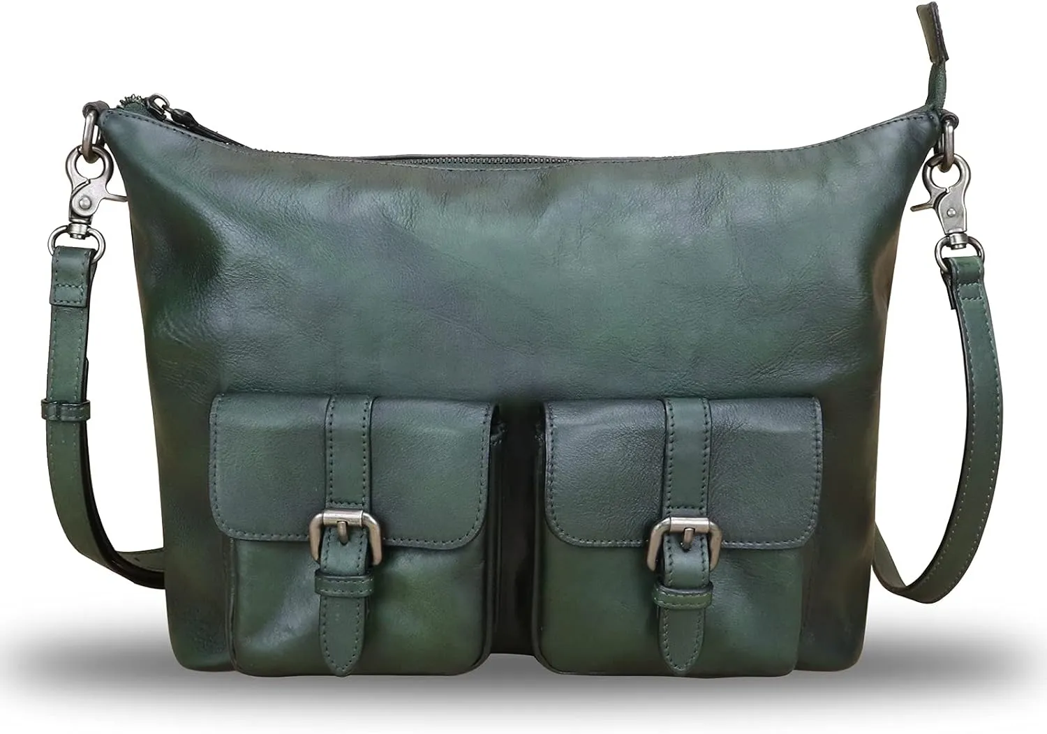 Genuine Leather Handbags for Women Handmade Purses Top Handle Shoulder Bags Vintage Style Real Leather Crossbody Hobo Satchel