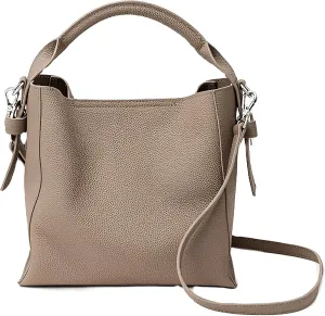 Genuine Leather Shoulder Bags Fashion Top-Handle Satchel Tote Handbags Crossbody Purse for Ladies