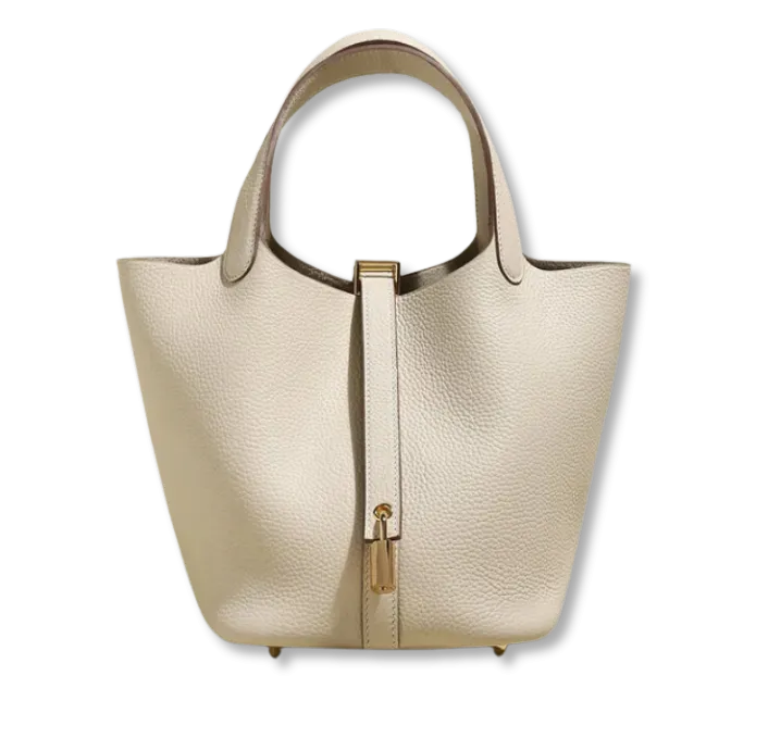 Genuine leather slouch bag