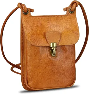 Genuine Leather Small Purses Phone Bag for Women Vintage Handmade Mini Crossbody Bag Shoulder Bag Phone Pouch