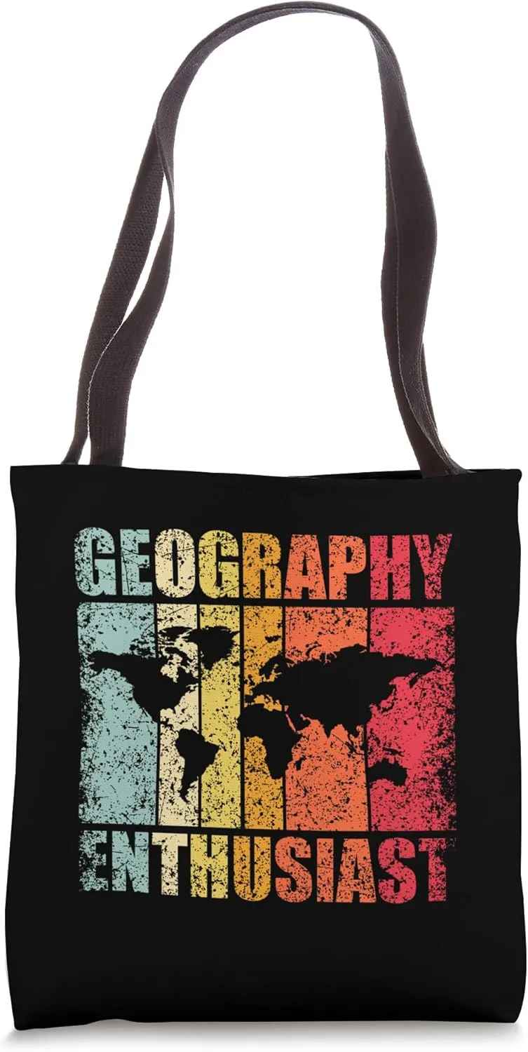 Geography Enthusiast Job Geographer Geographic Geography Tote Bag