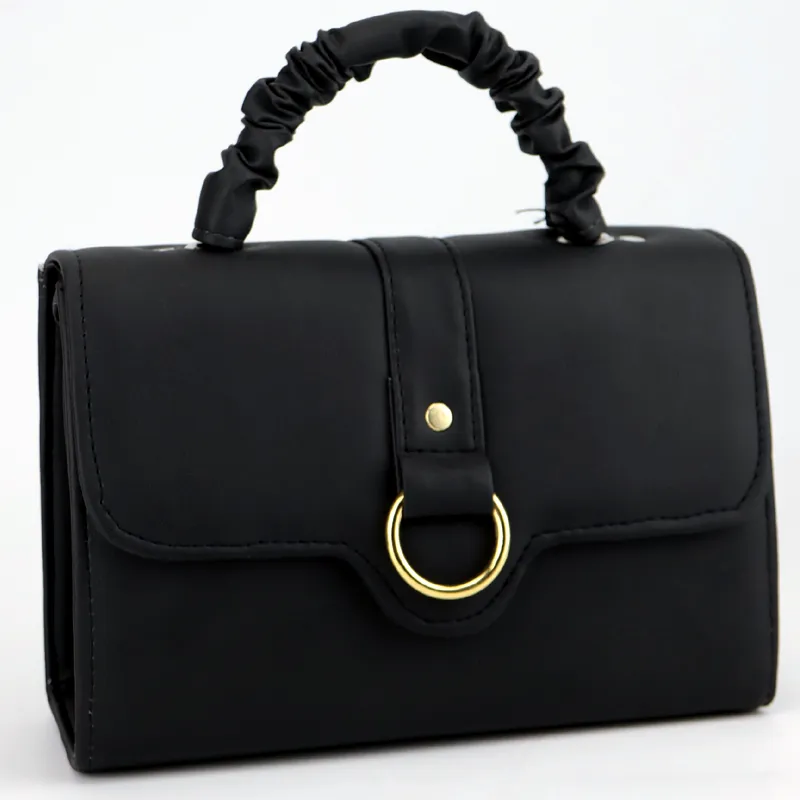 Girls Leather Handbags Small Flap Open Purse #22