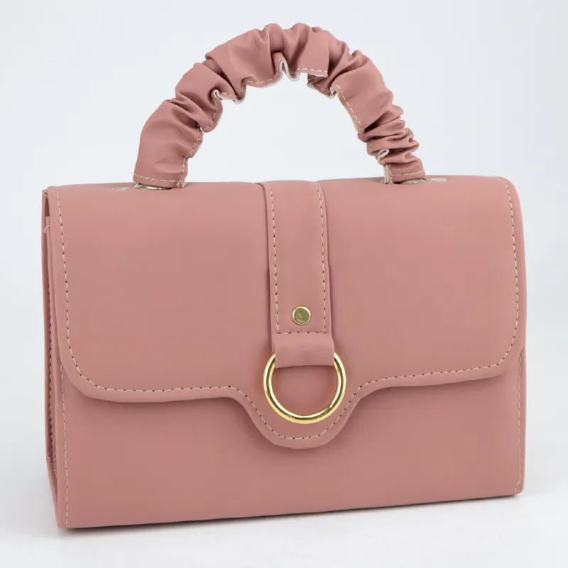 Girls Leather Handbags Small Flap Open Purse #22