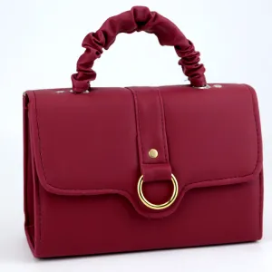 Girls Leather Handbags Small Flap Open Purse #22
