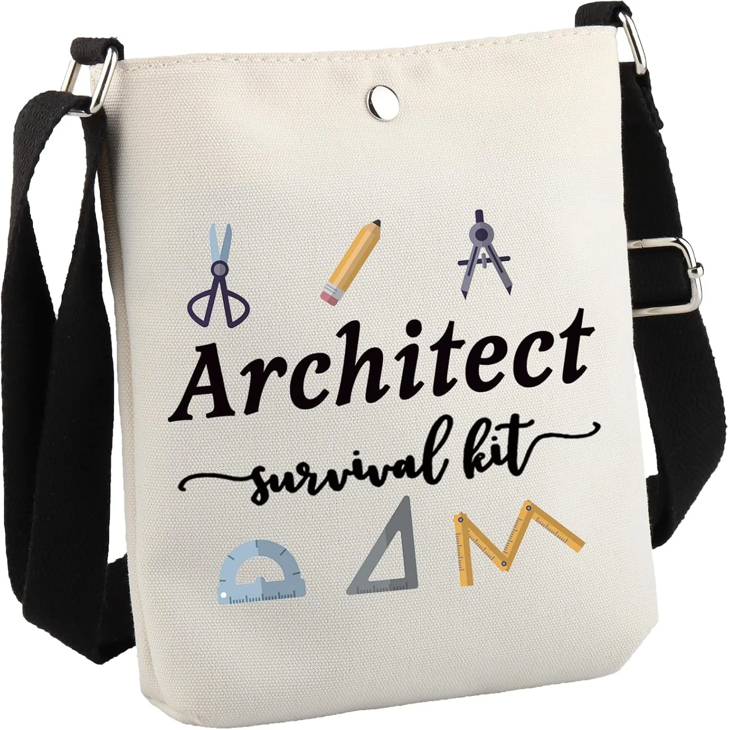 GJTIM Architecture Gifts Architecture Student Gift Architect Survival Kit Zipper Pouch Makeup Bag for Architects (Survival Architect CB)