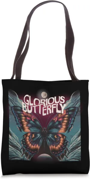 Glorious Butterfly Morpho Moonphase Swarm Lepidoptera Lover Tote Bag