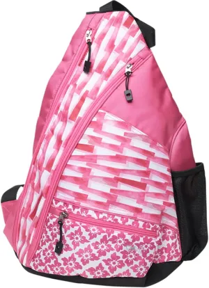 Glove It Sling Bag - 19 in x 13 in. Pickle Ball Bag w/Adjustable Strap, Clip-On Shoe Bag Included, Functional Pickleball Bag, Peppermint (PB401)