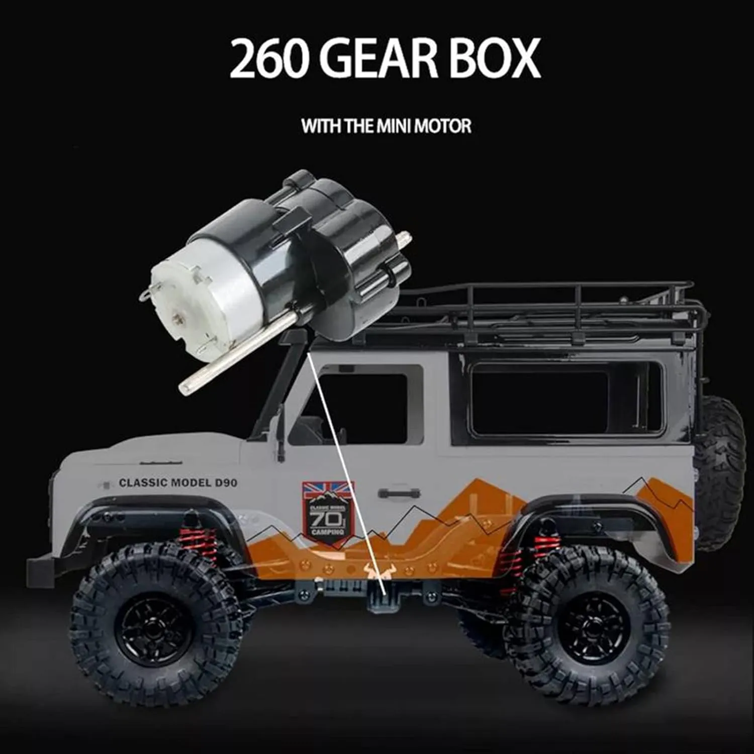 GoolRC MN99 RC Rock Crawler, 1:12 Scale Remote Control Car, 2.4GHz 4WD Off Road RC Truck, All Terrains Climbing Car, Electric Vehicle Toys Gifts for Adults, Include 3 Batteries (White)