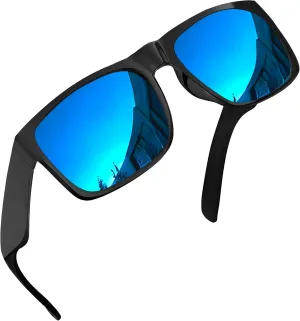 grinderPUNCH XL Large Face Polarized Sunglasses Big Heads Wide Face, Extra Wide Oversized Sunglasses for Driving Glasses