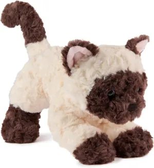 GUND Bootsie Siamese Kitten Plush Toy, Premium Cat Stuffed Animal for Ages 1 and Up, Cream/Brown, 9”