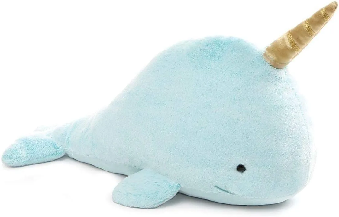 GUND Nori Narwhal Stuffed Animal Plush, Blue, 18"