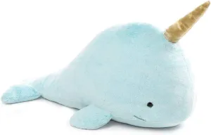 GUND Nori Narwhal Stuffed Animal Plush, Blue, 18"