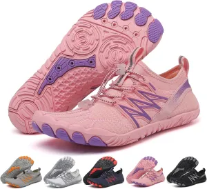 GUNIYIFS Walking Water Shoes Men Hike Barefoot Shoes Women Wide Toe Box Non-Slip Quick Dry Breathable Outdoor Athletic Footwear Beach