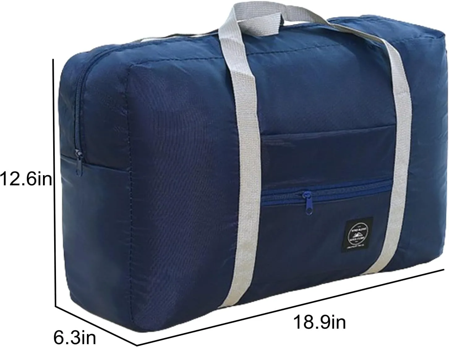 Gym Bag For Women, Foldable Travel Duffel Bag, Travel Duffel Bag, 𝑊𝑒𝑒𝑘𝑒𝑛𝑑𝑒𝑟 Overnight Bag, For Women, Travel (Dark Blue)