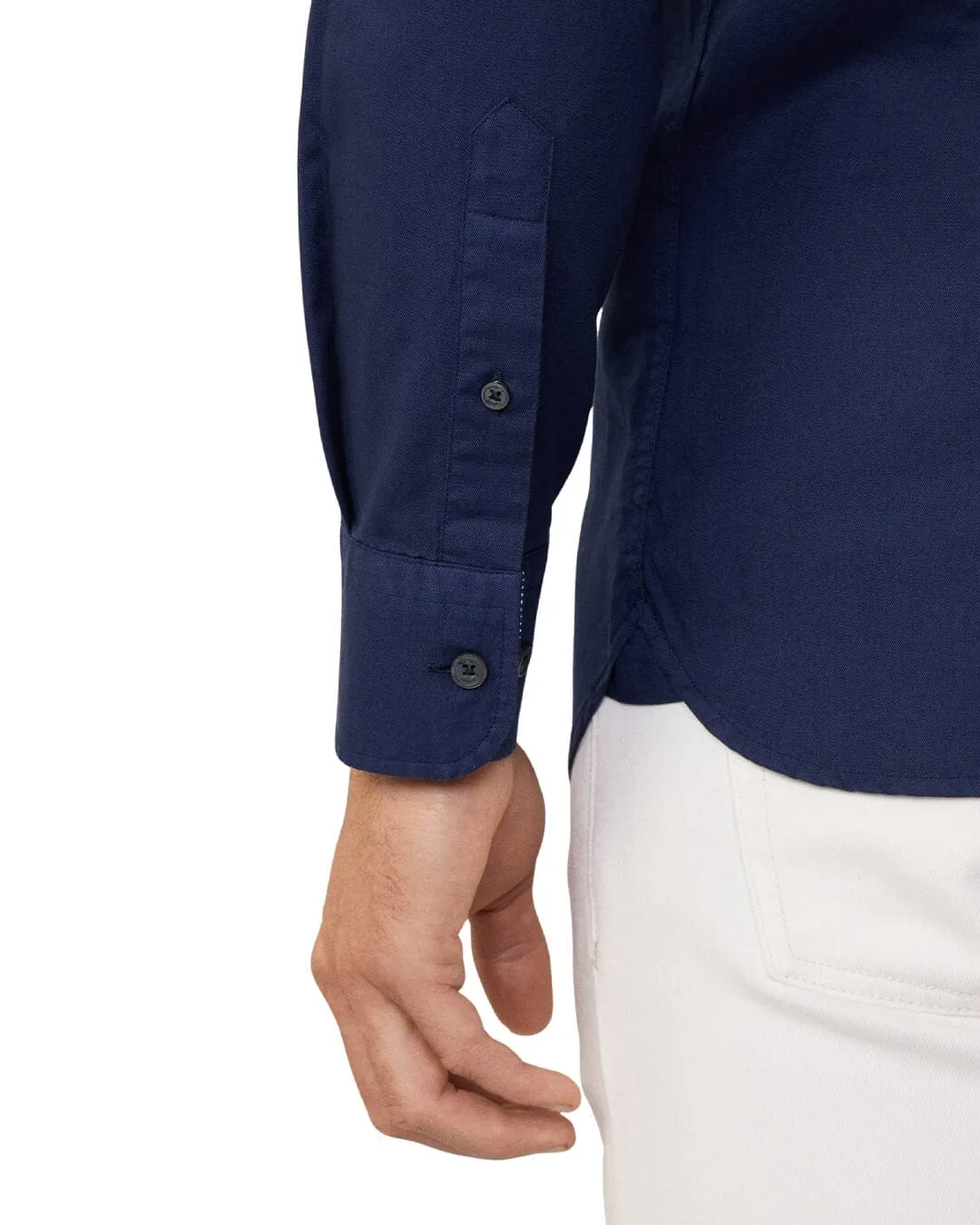 Hackett Ink Blue Essential GMD Oxford Shirt