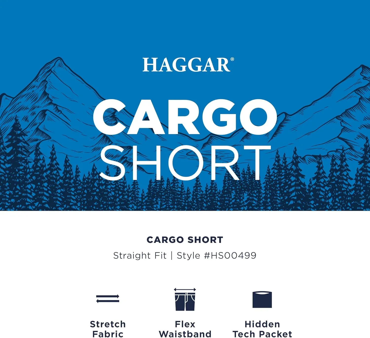 Haggar Men's Straight Fit Woven Short