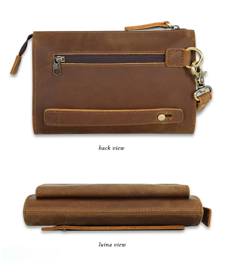 Handmade Vintage Slim Waterproof Leather Wallet