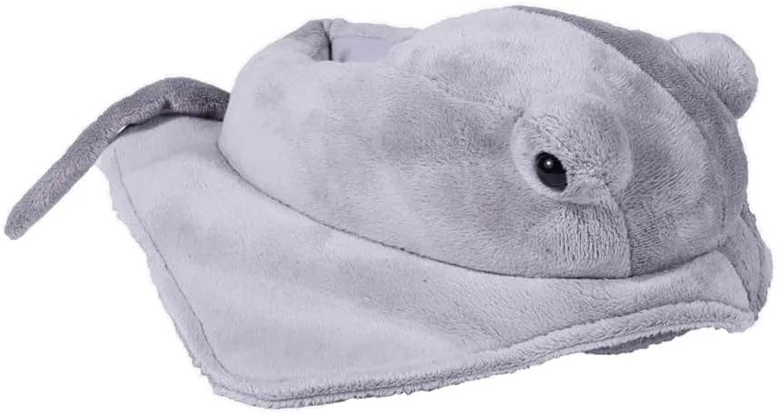Happy Feet Slippers Stella The Stingray Animal Slippers for Adults and Kids, Cozy and Comfortable, As Seen on Shark Tank (Medium)