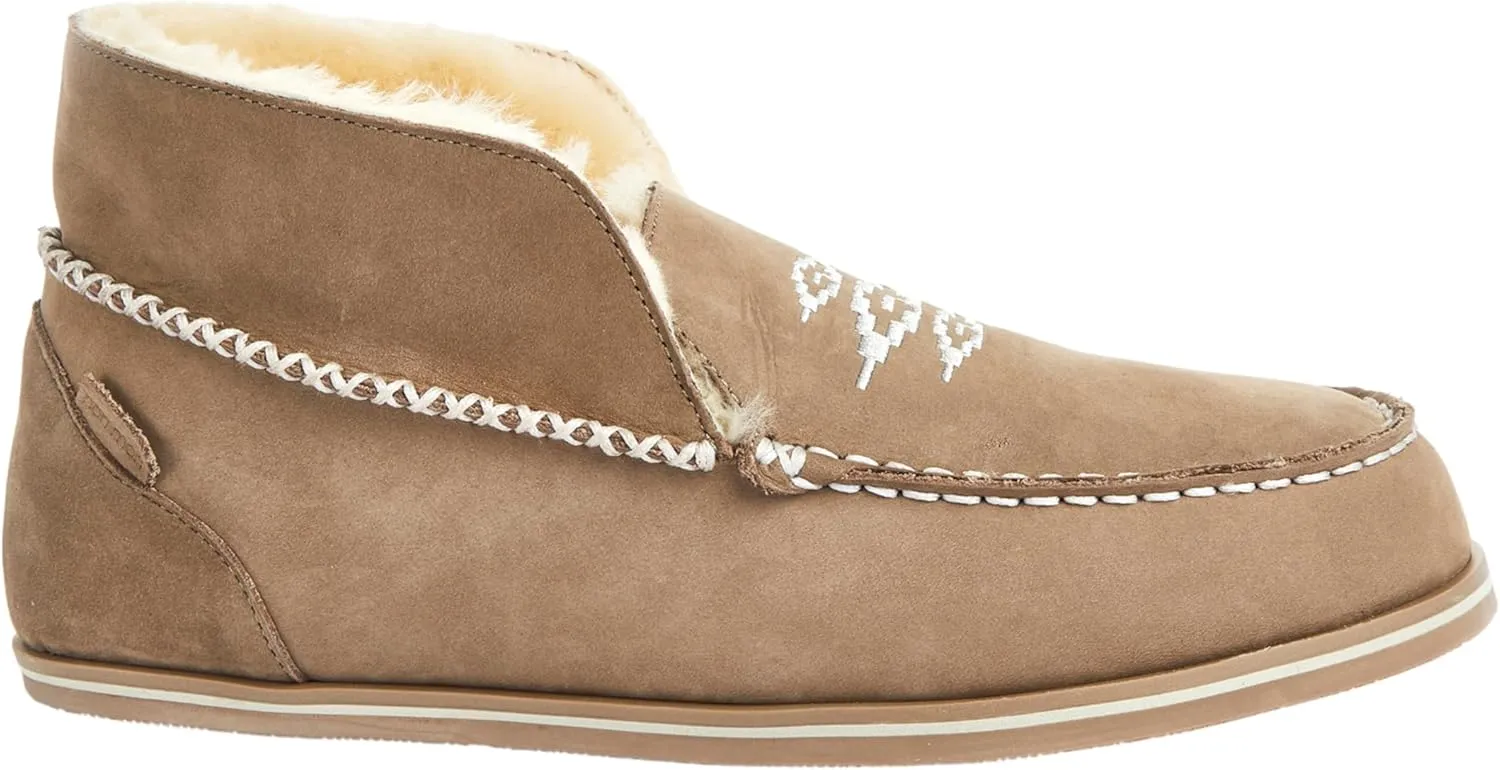 Hari Mari- Alta- Women’s Premium Nubuck Leather Indoor/Outdoor Slippers- High Pile Shearling Lining, Memory Foam Footbeds, Rubber Outsoles