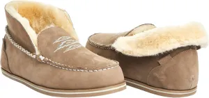 Hari Mari- Alta- Women’s Premium Nubuck Leather Indoor/Outdoor Slippers- High Pile Shearling Lining, Memory Foam Footbeds, Rubber Outsoles