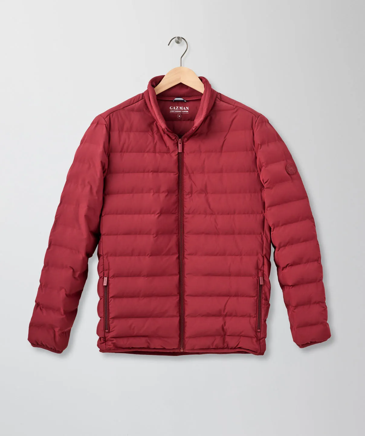 Heatseal Puffer Jacket - Dark Red