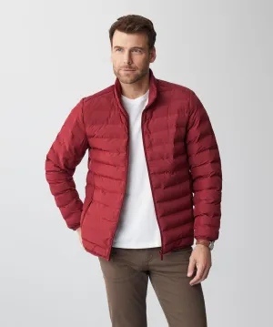 Heatseal Puffer Jacket - Dark Red