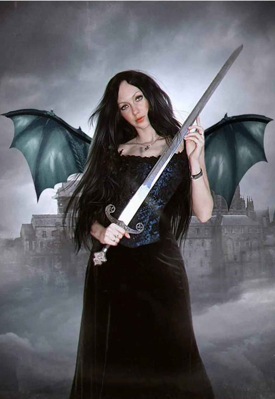Himine Adult Non-woven Dragon Wings Cosplay Props