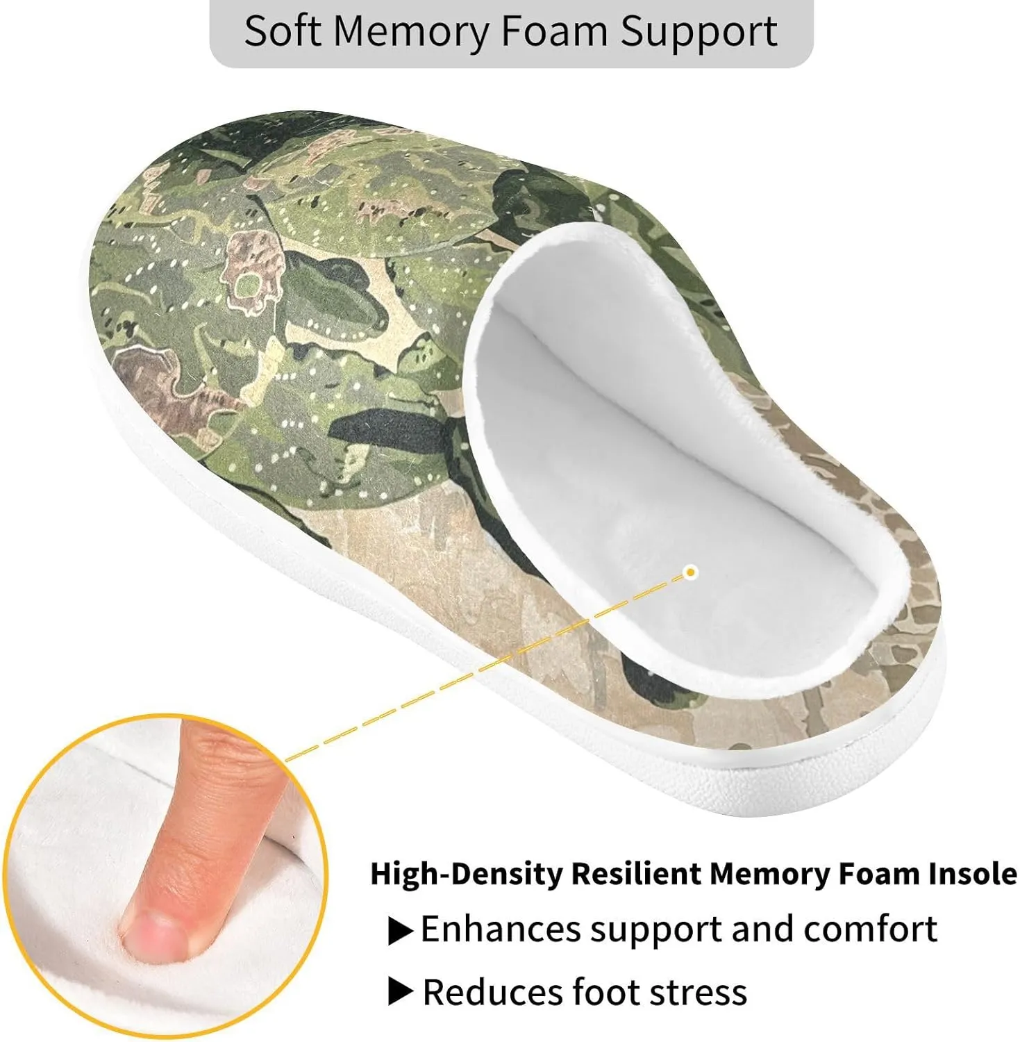House Slippers for Women Home Shoes for Bedroom Hotel Travel Spa