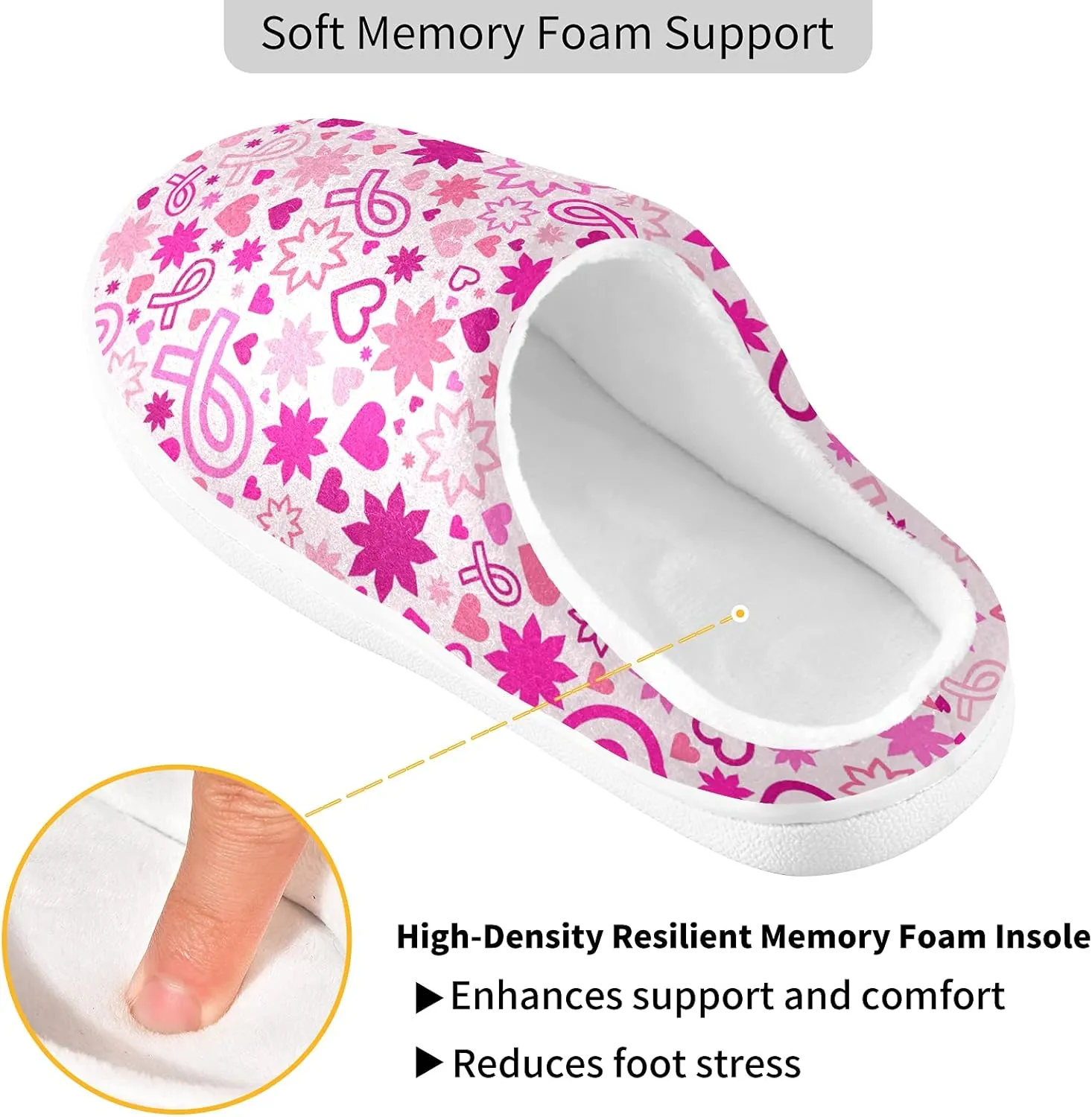House Slippers Non Slip Home Slippers Casual Shoes Bedroom Travel for Men Women