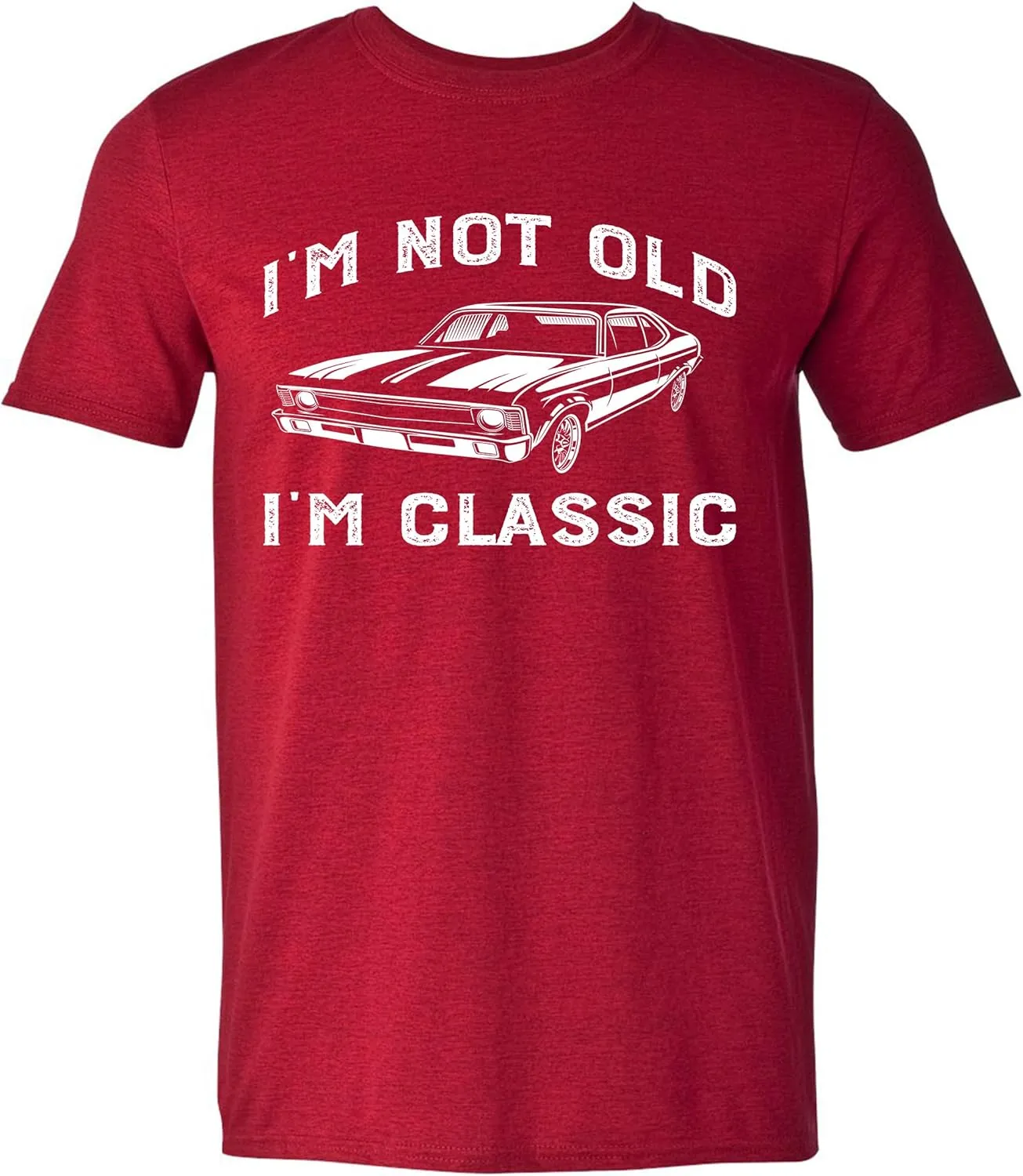 I'm Not Old I'm Classic Funny Car Graphic T-Shirt for Mens Womens Short Sleeve T Shirt