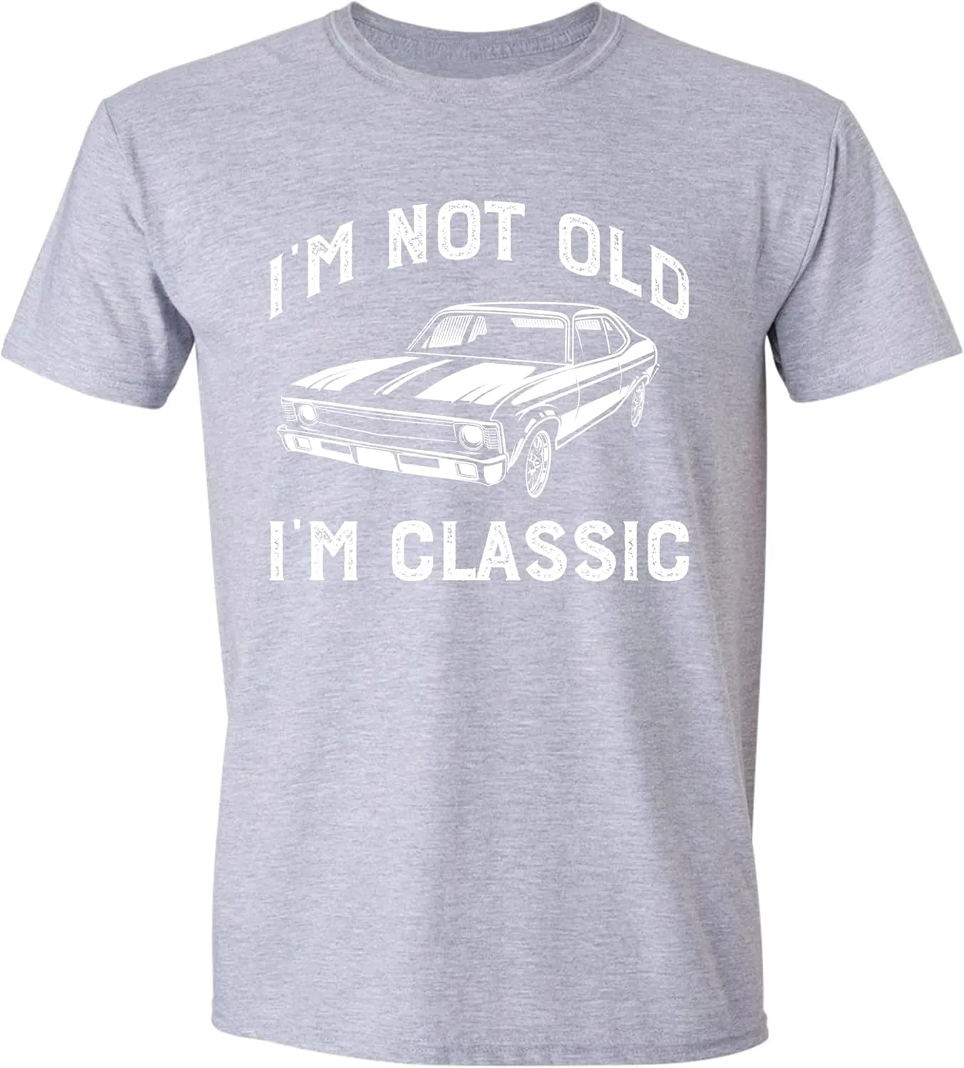 I'm Not Old I'm Classic Funny Car Graphic T-Shirt for Mens Womens Short Sleeve T Shirt