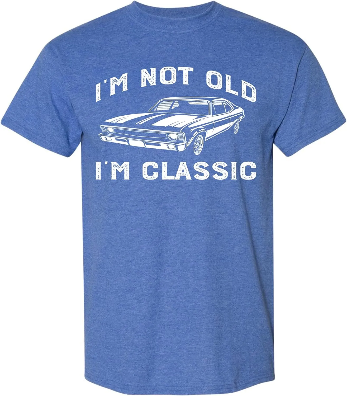 I'm Not Old I'm Classic Funny Car Graphic T-Shirt for Mens Womens Short Sleeve T Shirt