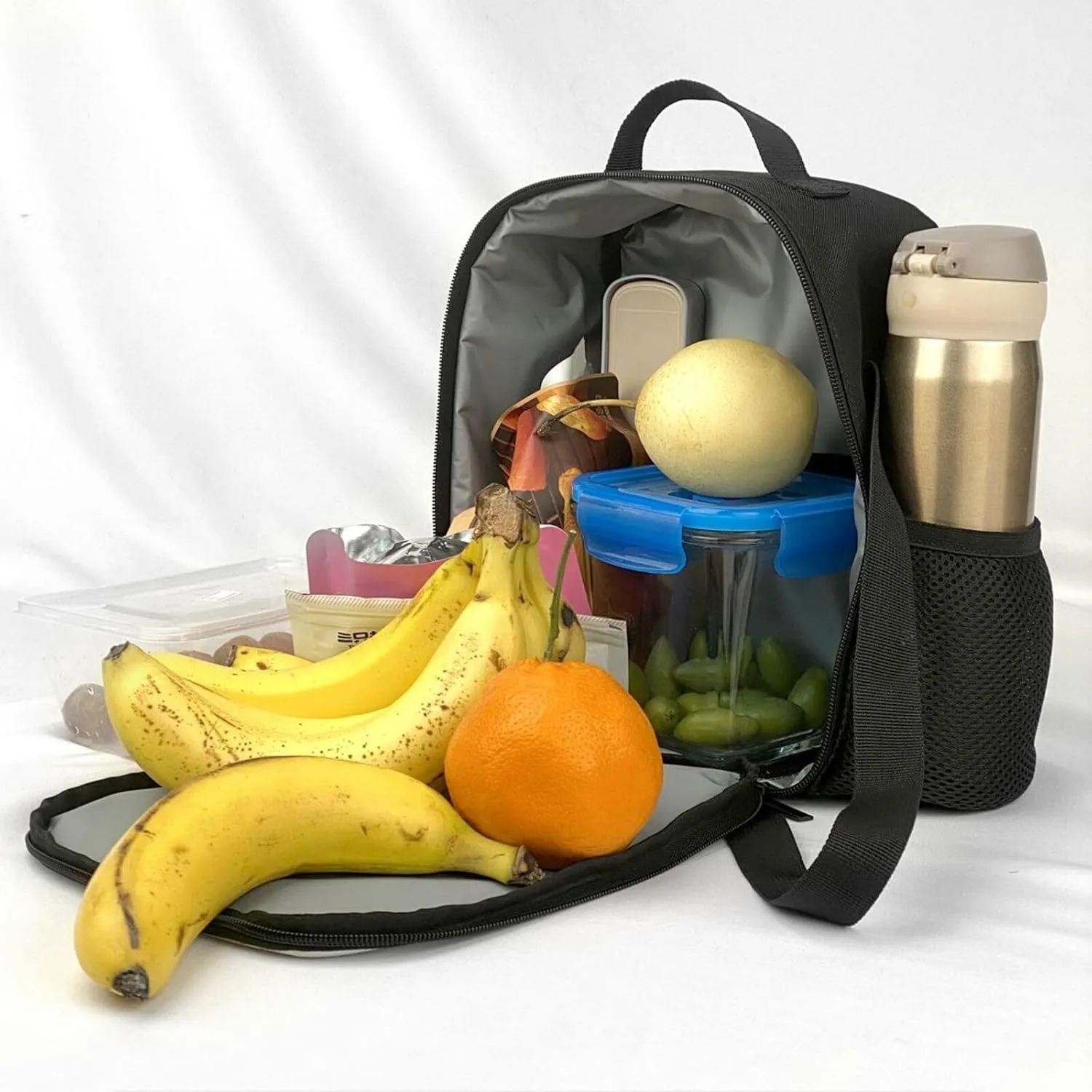 Insulated Lunchbox Reusable Cooler Bag Grim-Reaper Lunch Bag Portable Lunch Tote Bag for Work Picnic