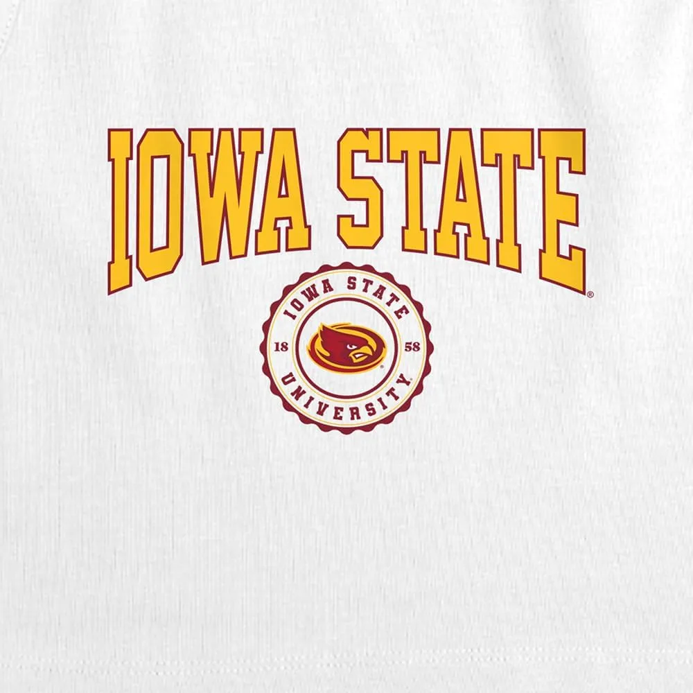 Iowa State University Collegiate Seal Women's Sleeveless Crop Top Tank