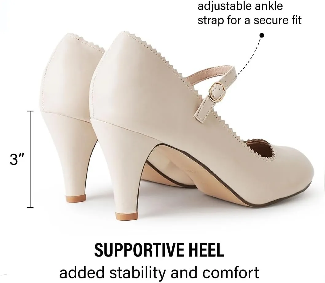 J. Adams Honey Mary Jane Women's Oxford Pumps