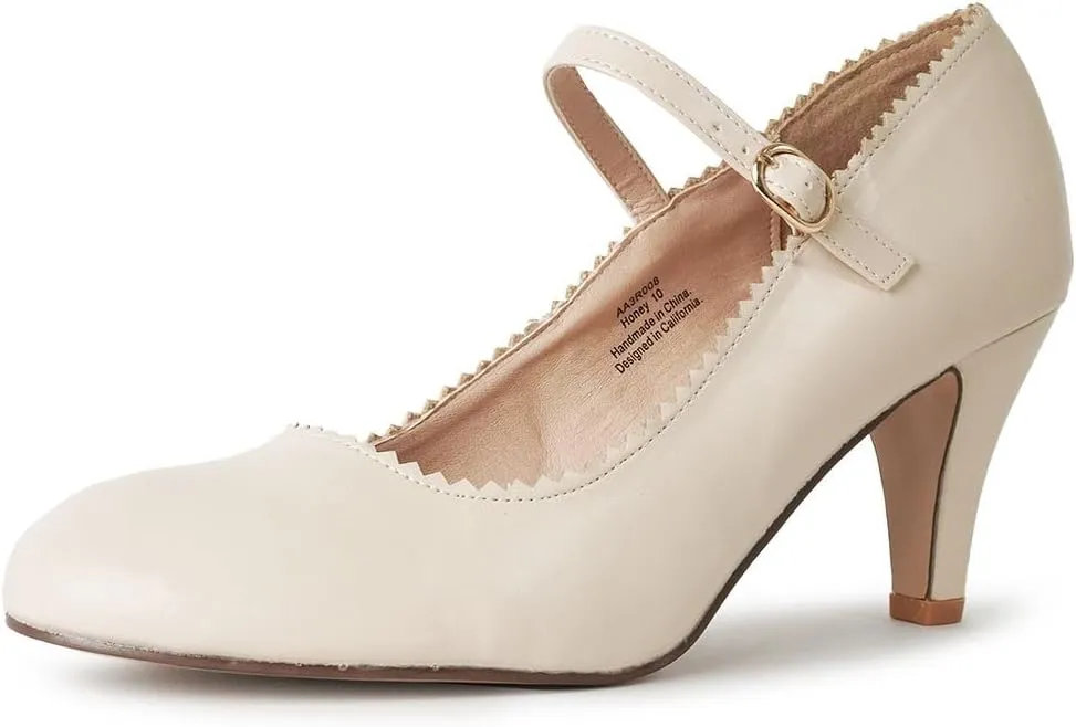 J. Adams Honey Mary Jane Women's Oxford Pumps