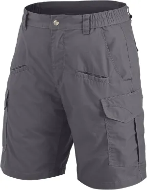 Jessie Kidden Mens Tactical Shorts Stretch Outdoor Cargo Shorts Wear Resistant Rip Stop Work Hiking Fishing Shorts (6225 Grey 42)