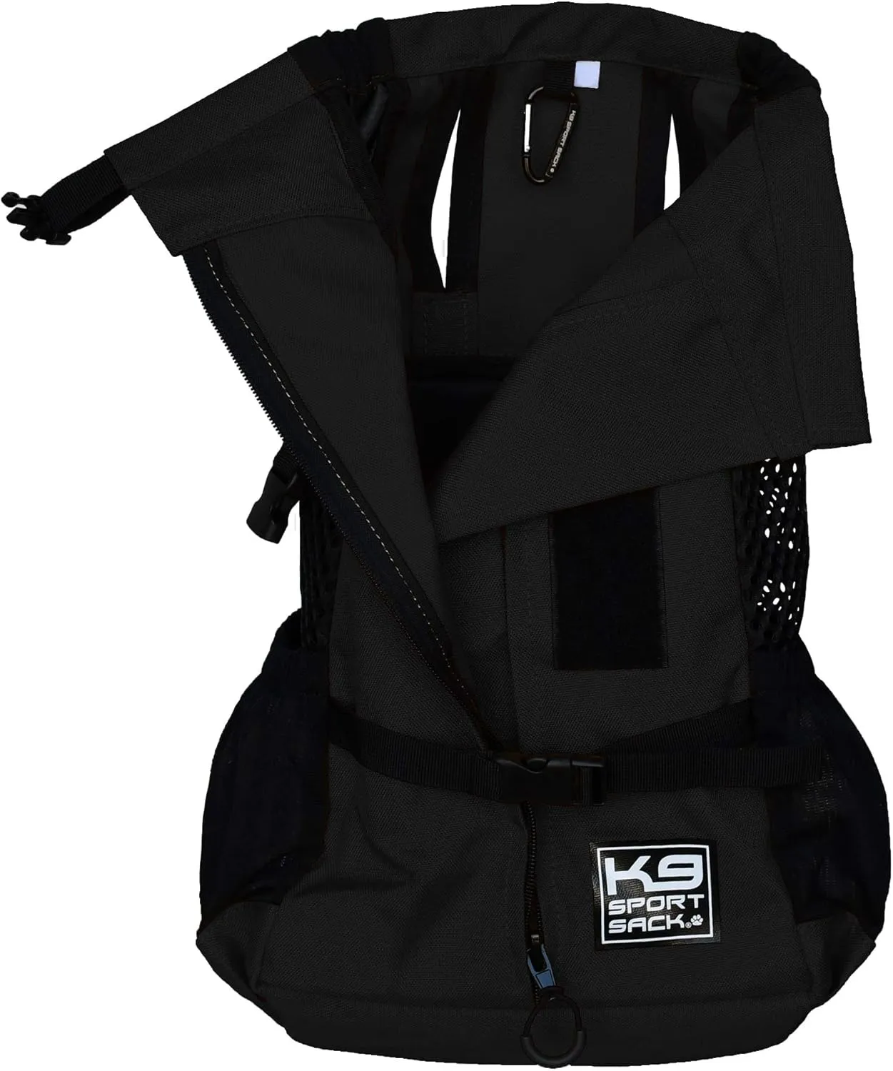 K9 Sport Sack | Adjustable Dog Carrier Backpack (Medium, Plus 2 - Jet Black)