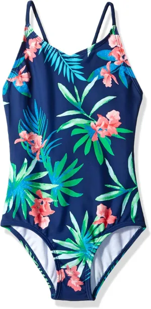 Kanu Surf Girls' Daisy Beach Sport one Piece Swimsuit