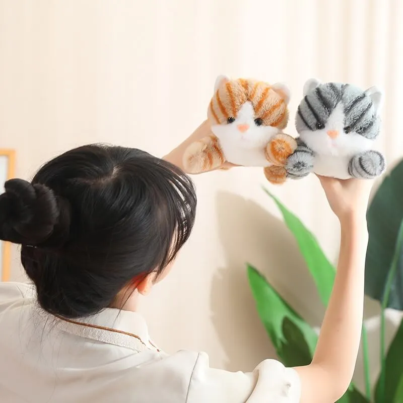 Kawaii Cat in Fruit Plush Toy-Quirky Fruit & Pet Fusion for Decor