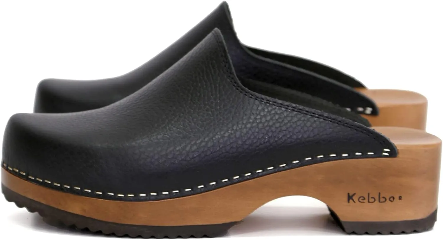 Kebba Edith - Handmade Wooden Clogs with Genuine Leather | Arch Support and Comfortable Fit | Chilean Tepa Platform and EVA Sole |Made in Villarrica, Chile