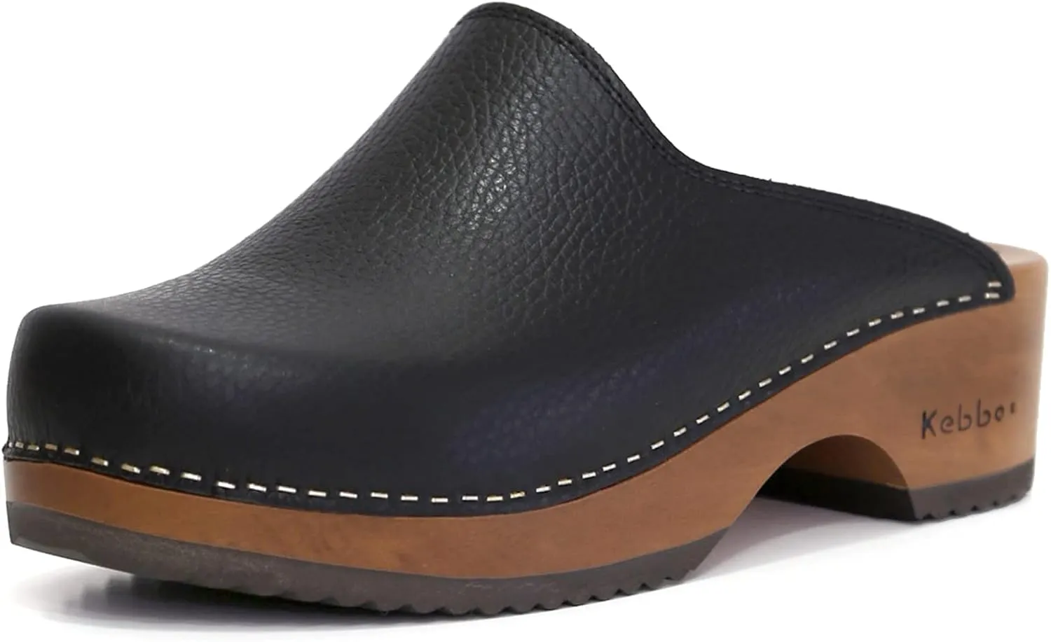 Kebba Edith - Handmade Wooden Clogs with Genuine Leather | Arch Support and Comfortable Fit | Chilean Tepa Platform and EVA Sole |Made in Villarrica, Chile