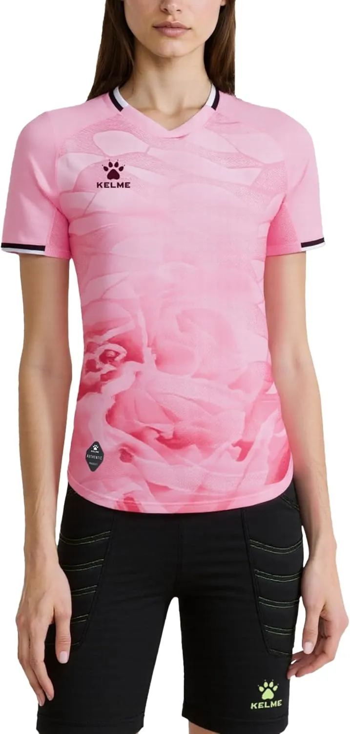 KELME Soccer Jersey for Adult Breathable Quick-Dry Football T-Shirt Sport Training Uniform