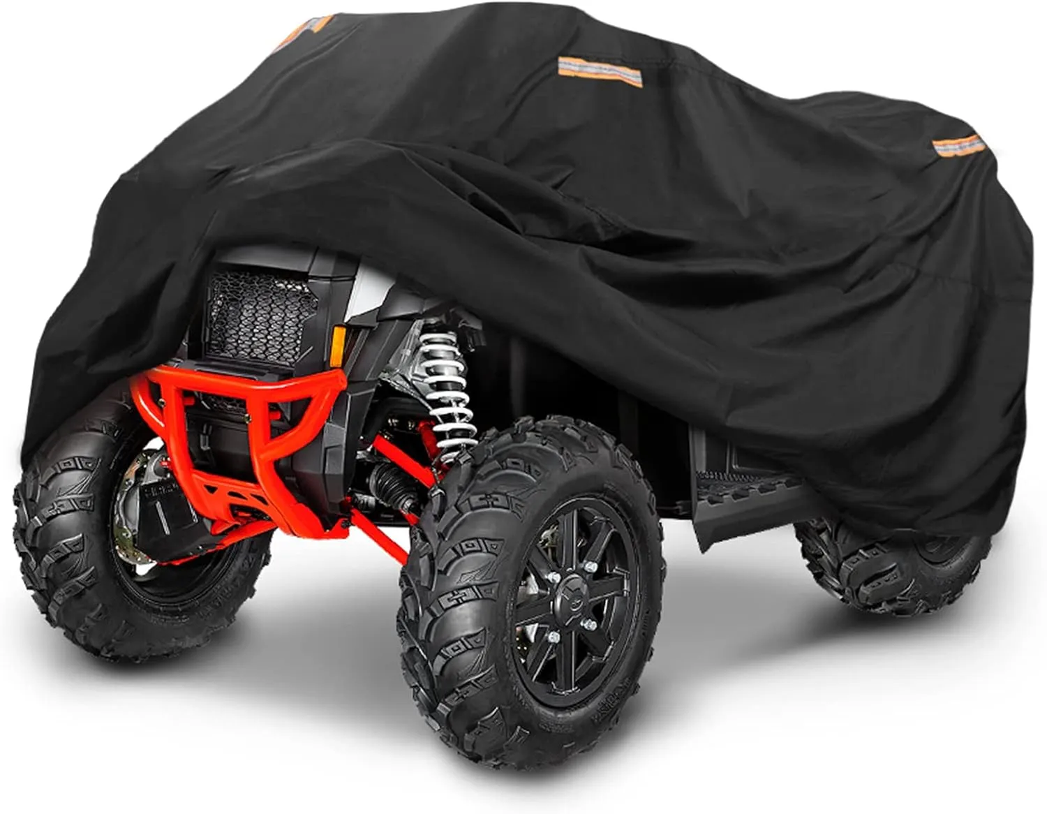 KEMIMOTO ATV Cover Universal, Four Wheeler Cover Waterproof Cover Compatible with Polaris Sportsman 450 570 Polaris Sportsman Fourtrax Can-Am Kawasaki Arctic Cat CFMOTO, 90'' X 43'' X 46''