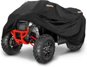 KEMIMOTO ATV Cover Universal, Four Wheeler Cover Waterproof Cover Compatible with Polaris Sportsman 450 570 Polaris Sportsman Fourtrax Can-Am Kawasaki Arctic Cat CFMOTO, 90'' X 43'' X 46''