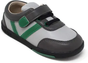 Kimi & Kai Boys First Walker Toddler Colton Spaceship Leather Sneaker Shoes